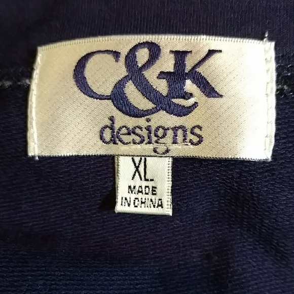 C & K DESIGNS BUTTON DOWN KNIT JACKET - Picture 7 of 8